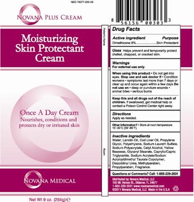 Label Image (Novana 9oz Moisturizer Cream)